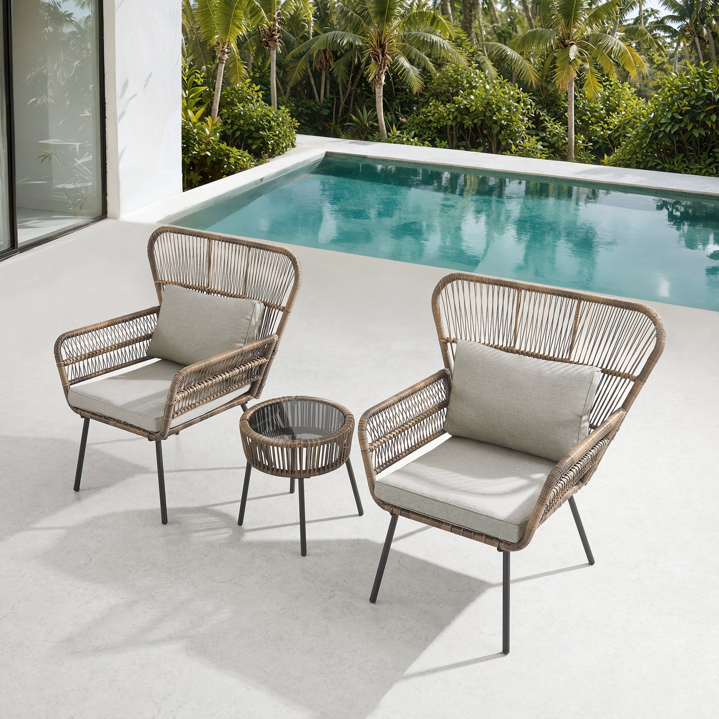 Ensemble de fauteuils 3-pièces Venezia