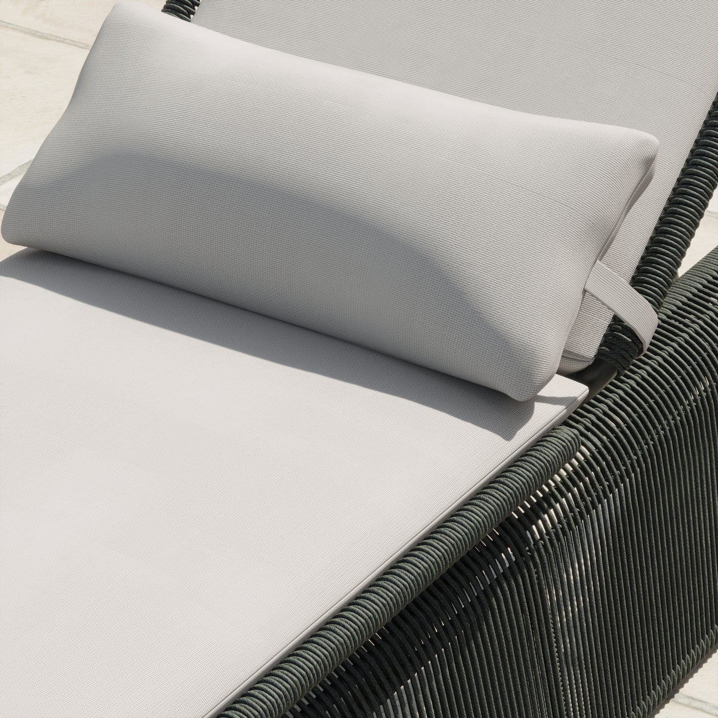Maranta 2-Piece Chaise Lounge Set (Light Grey)