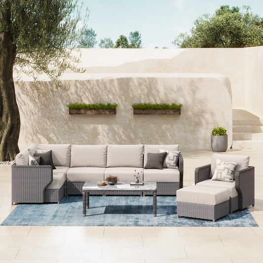 Richmond 8-piece modular garden furniture set