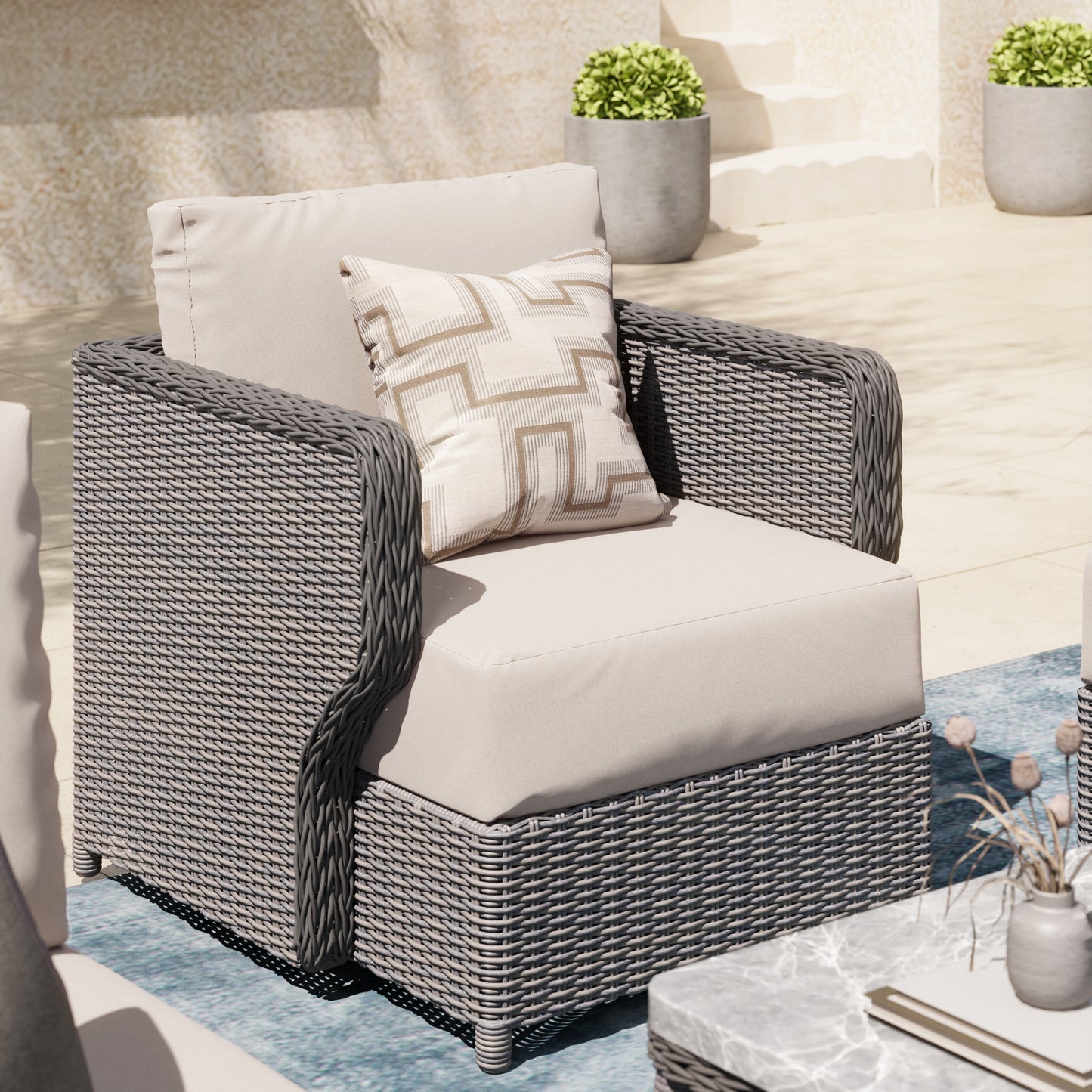 Richmond 8-piece modular garden furniture set