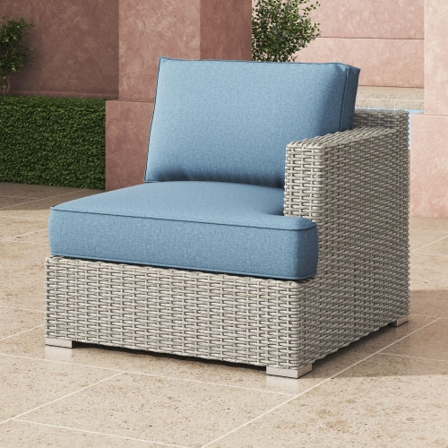 Niko Left Armchair - Blue