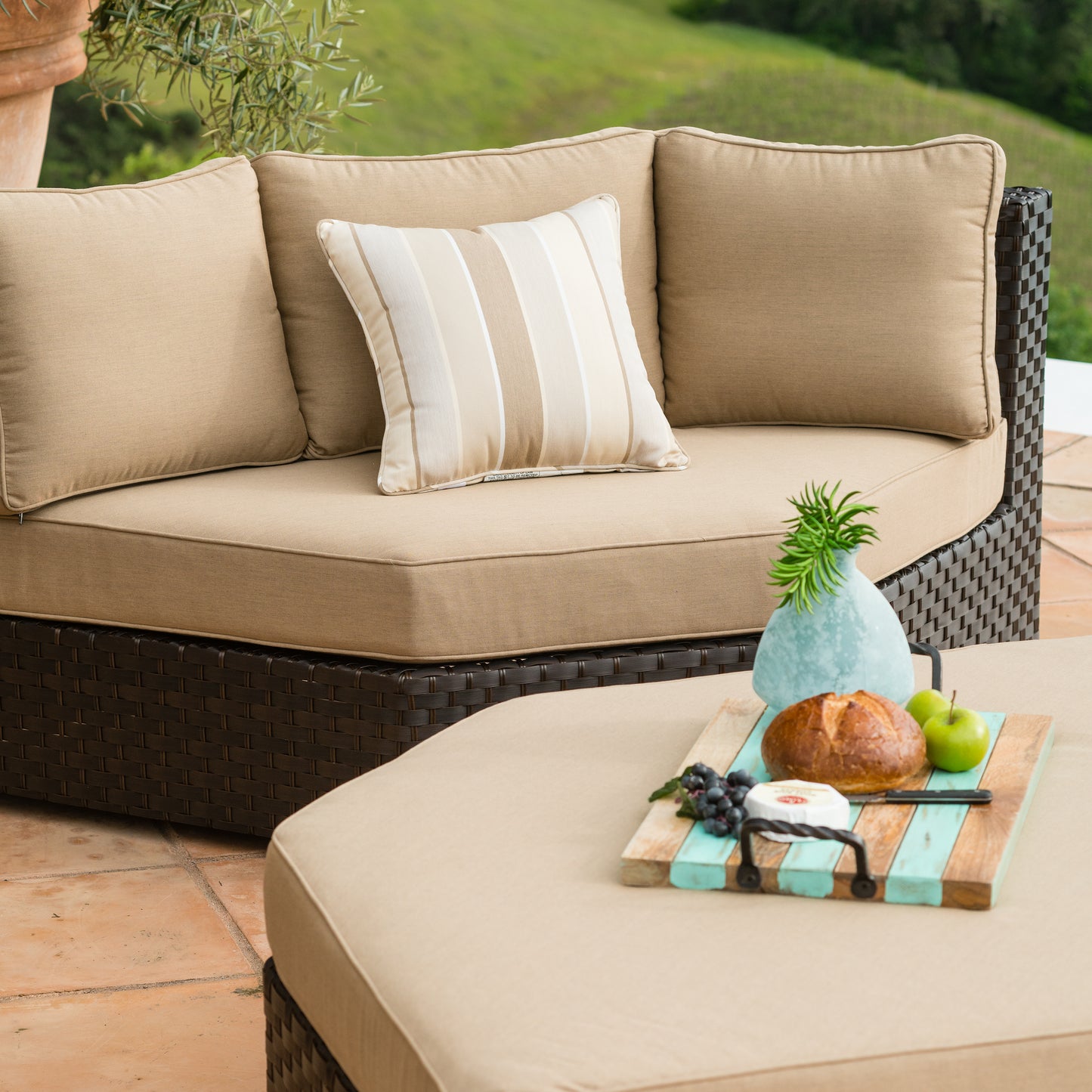 Highland 6-Piece Conversation Set (Beige)