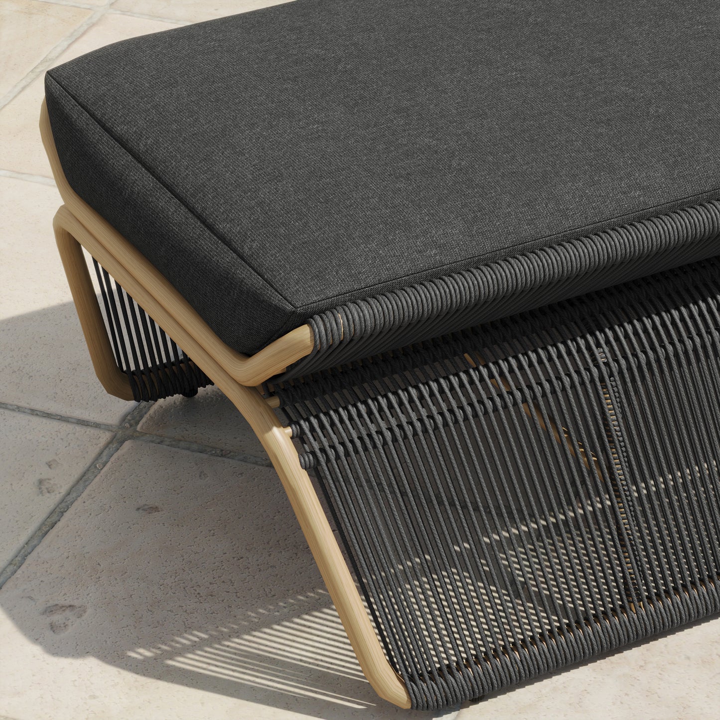Maranta 2-Piece Chaise Lounge Set (Black)