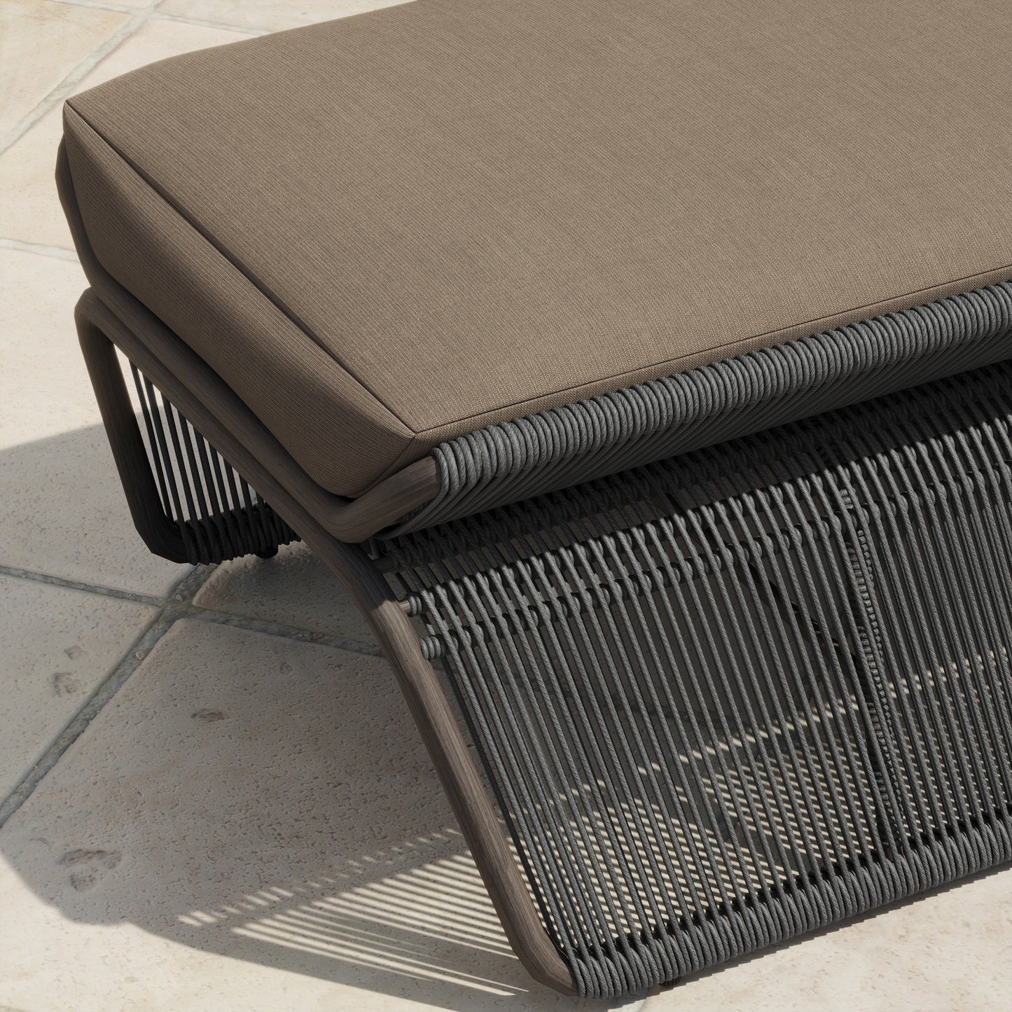 Maranta 2-Piece Chaise Lounge Set (Brown)