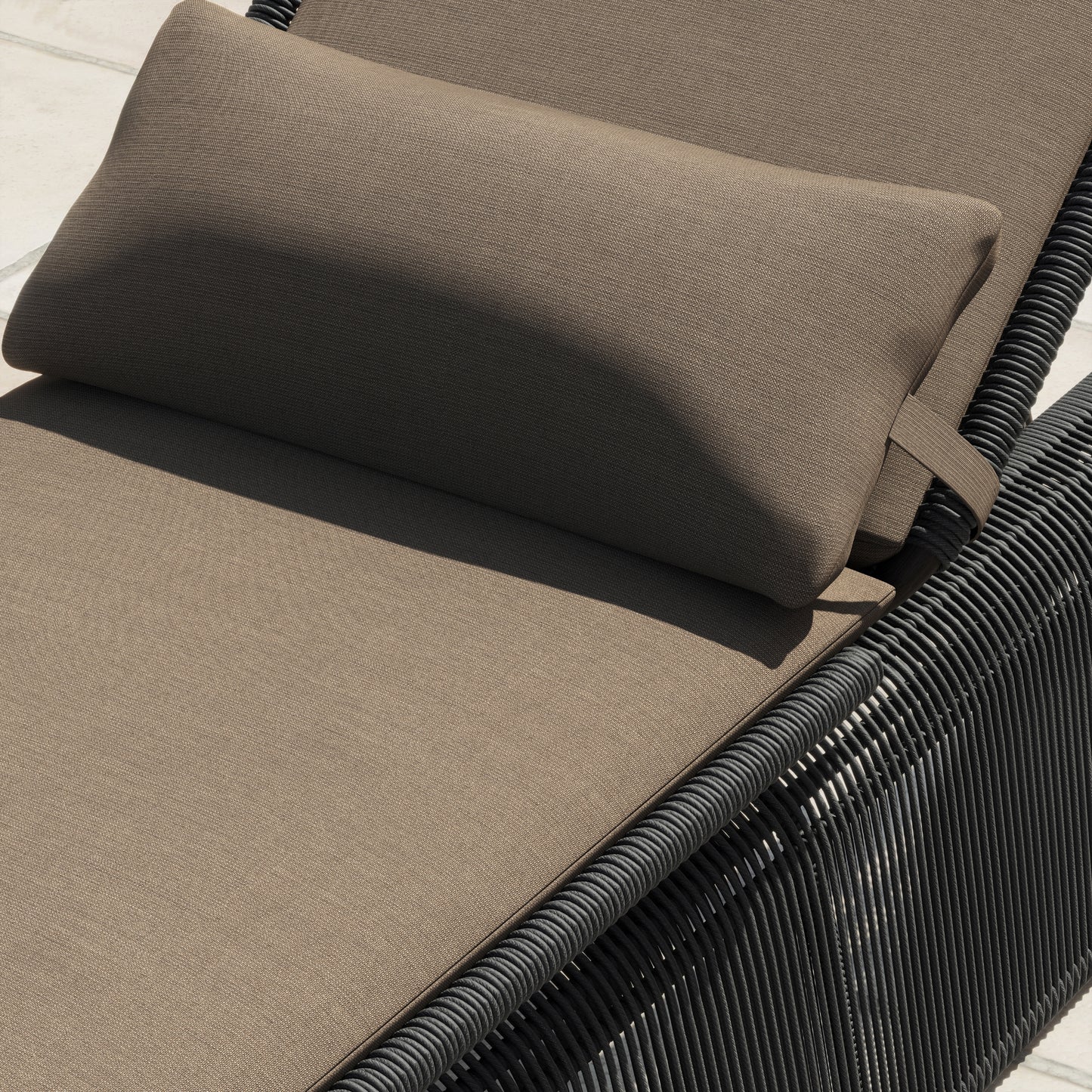 Maranta 2-Piece Chaise Lounge Set (Brown)