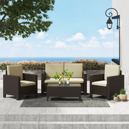 Ensemble de conversation 4-pièces Azore