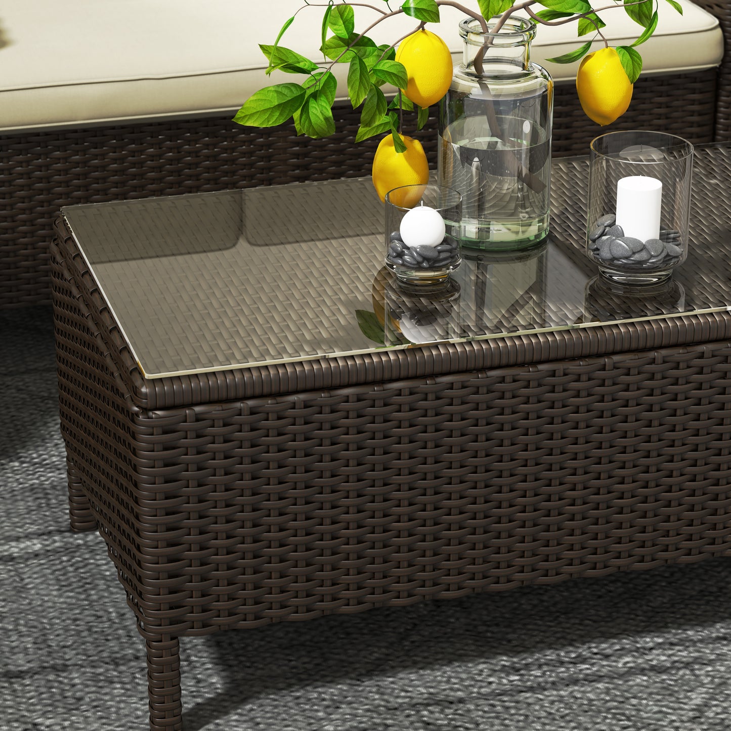 Ensemble de conversation 4-pièces Azore