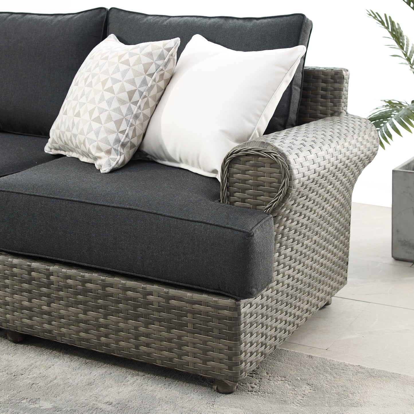 Ensemble de conversation 8-pièces avec table foyer Regency