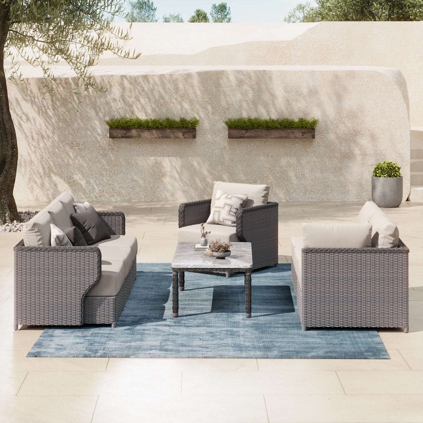 Richmond 8-piece modular garden furniture set