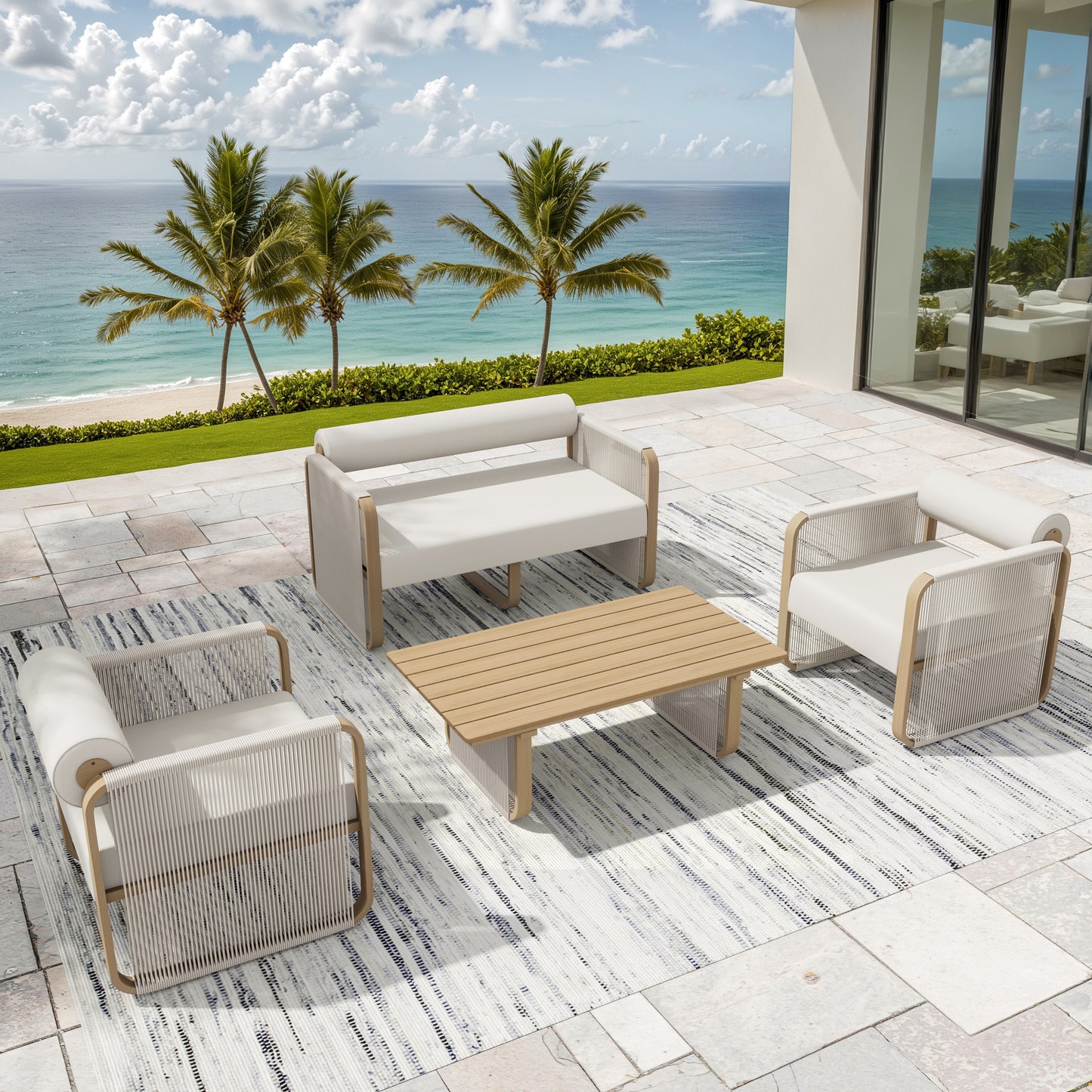 Ensemble de conversation 4-pièces Astoria