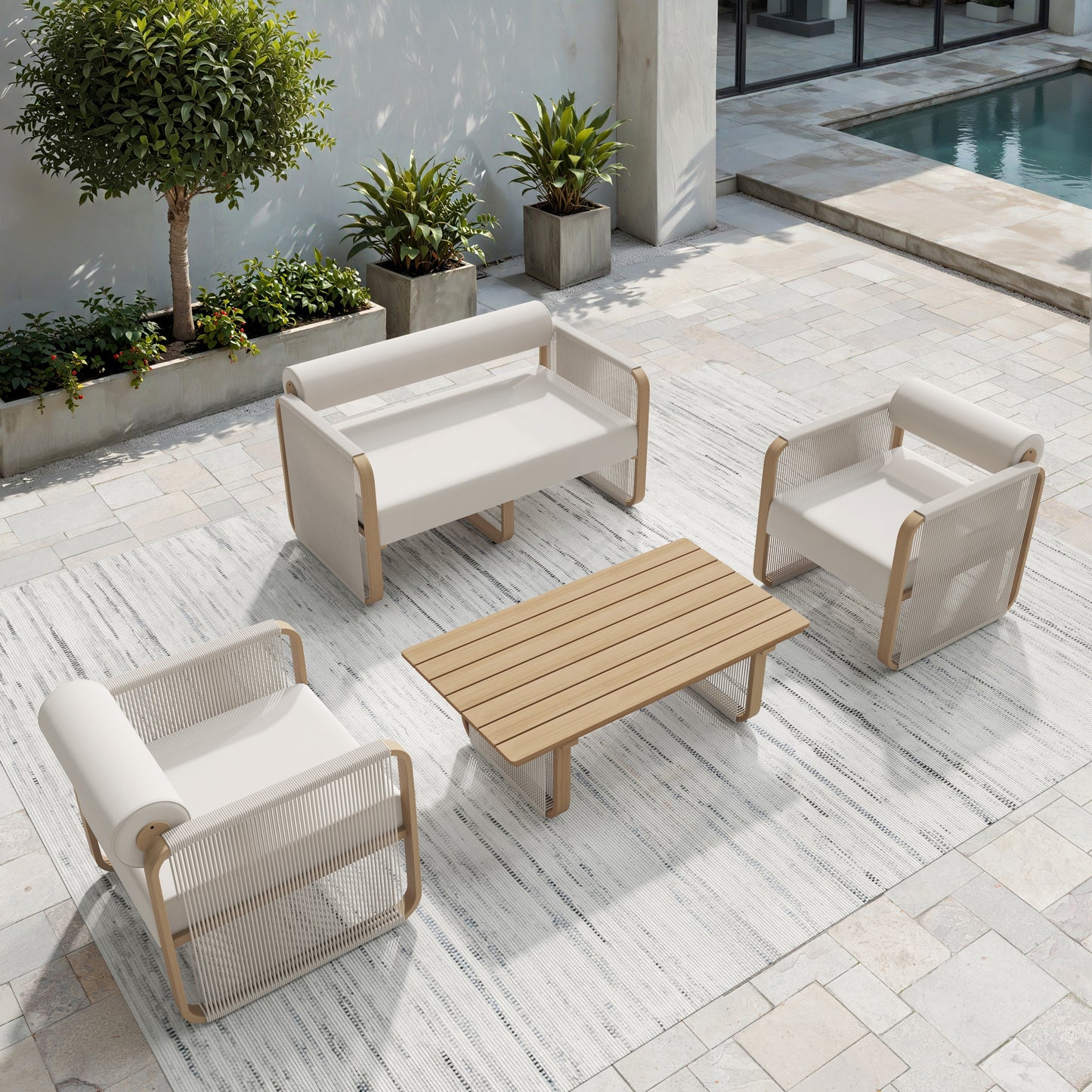 Ensemble de conversation 4-pièces Astoria