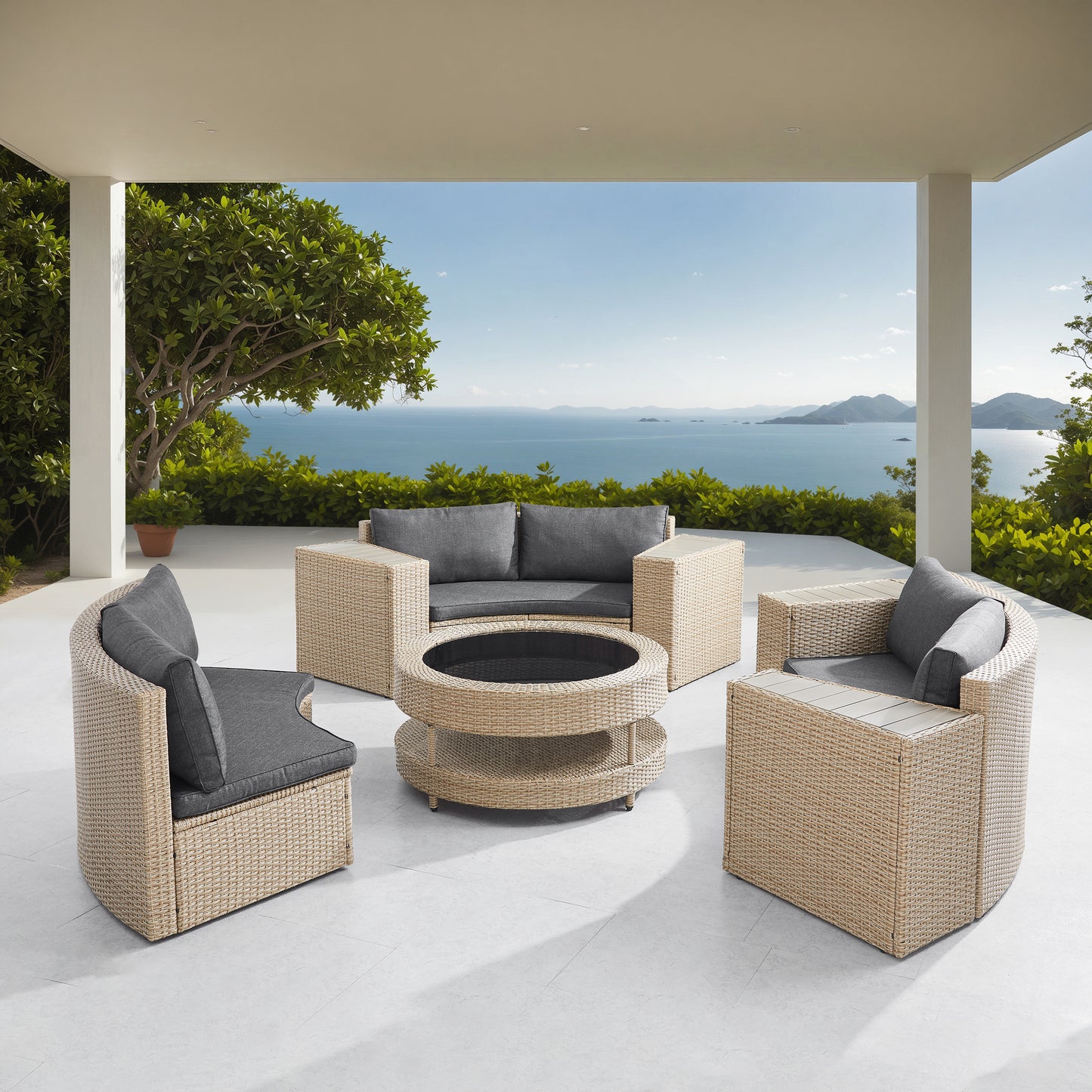 Ensemble de conversation 8-pièces Canberra