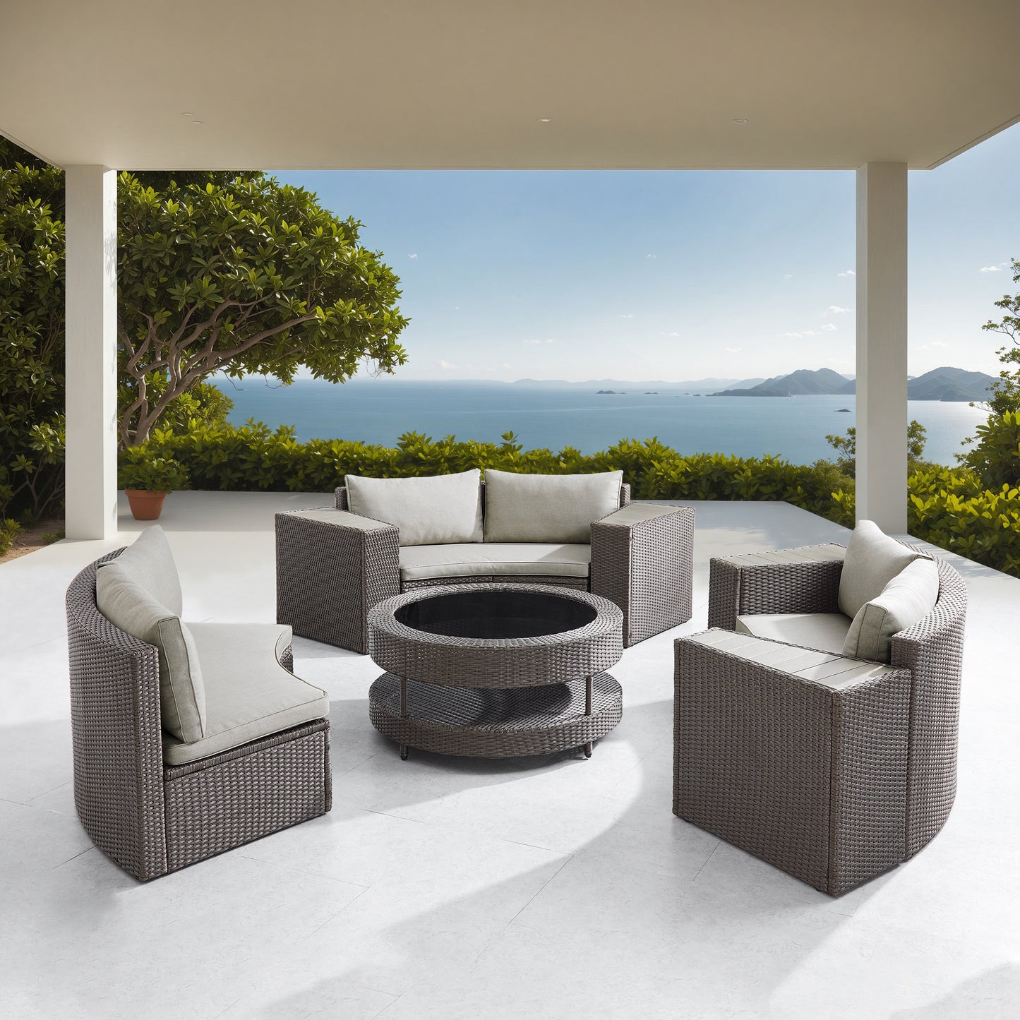 Ensemble de conversation 8-pièces Canberra