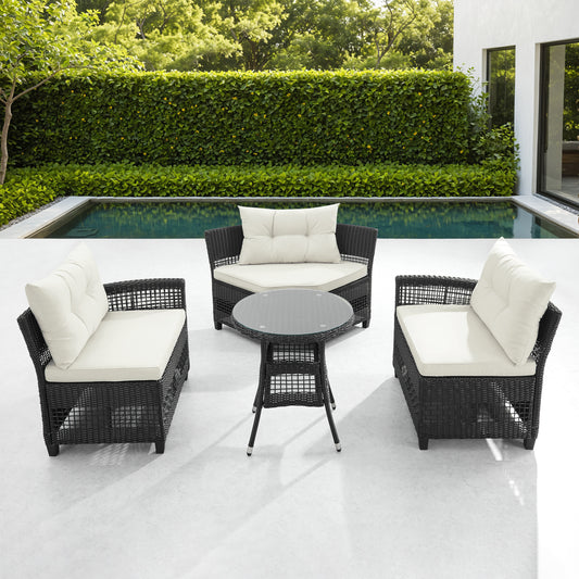 Ensemble de conversation 4-pièces Lugano