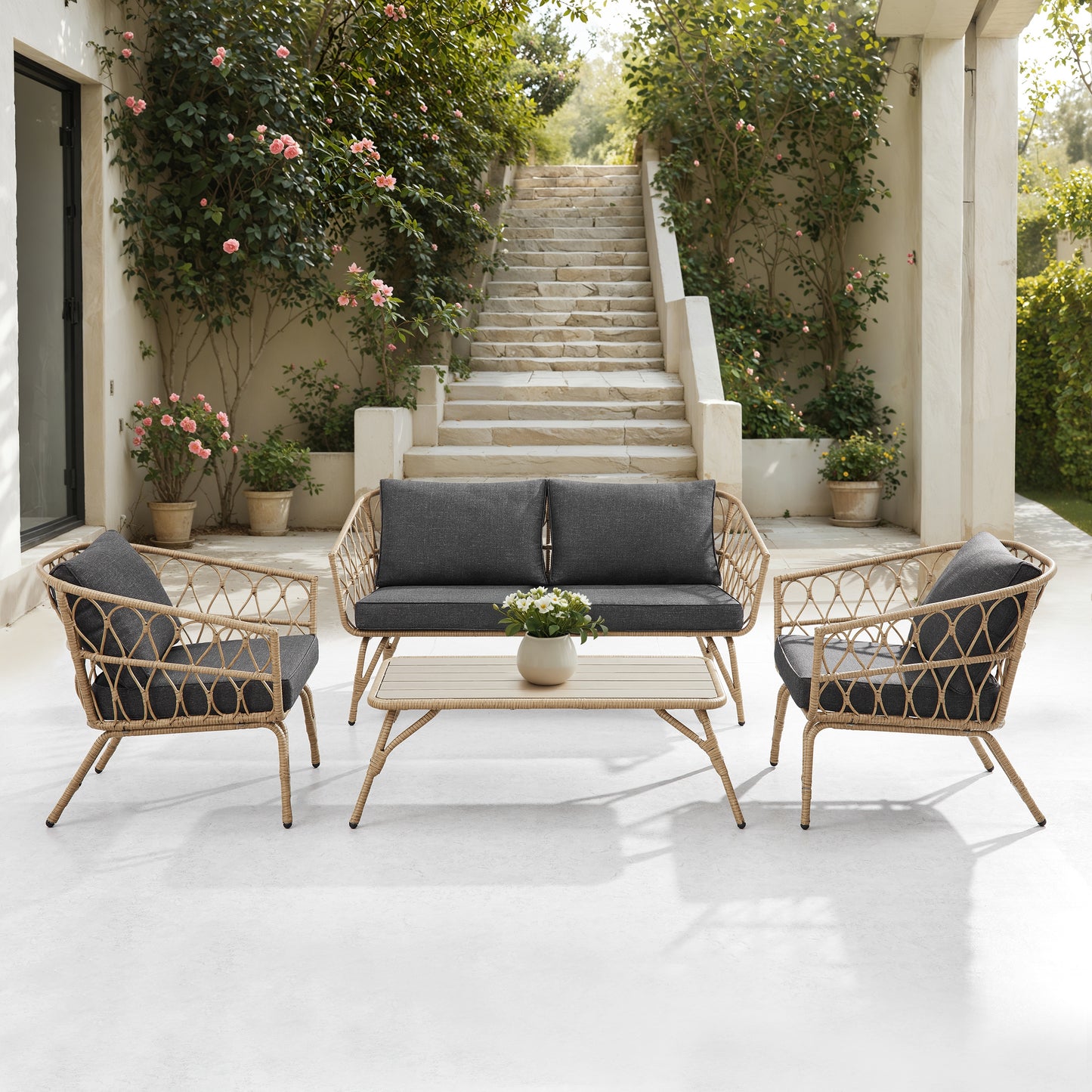 Ensemble de conversation 4-pièces Minori