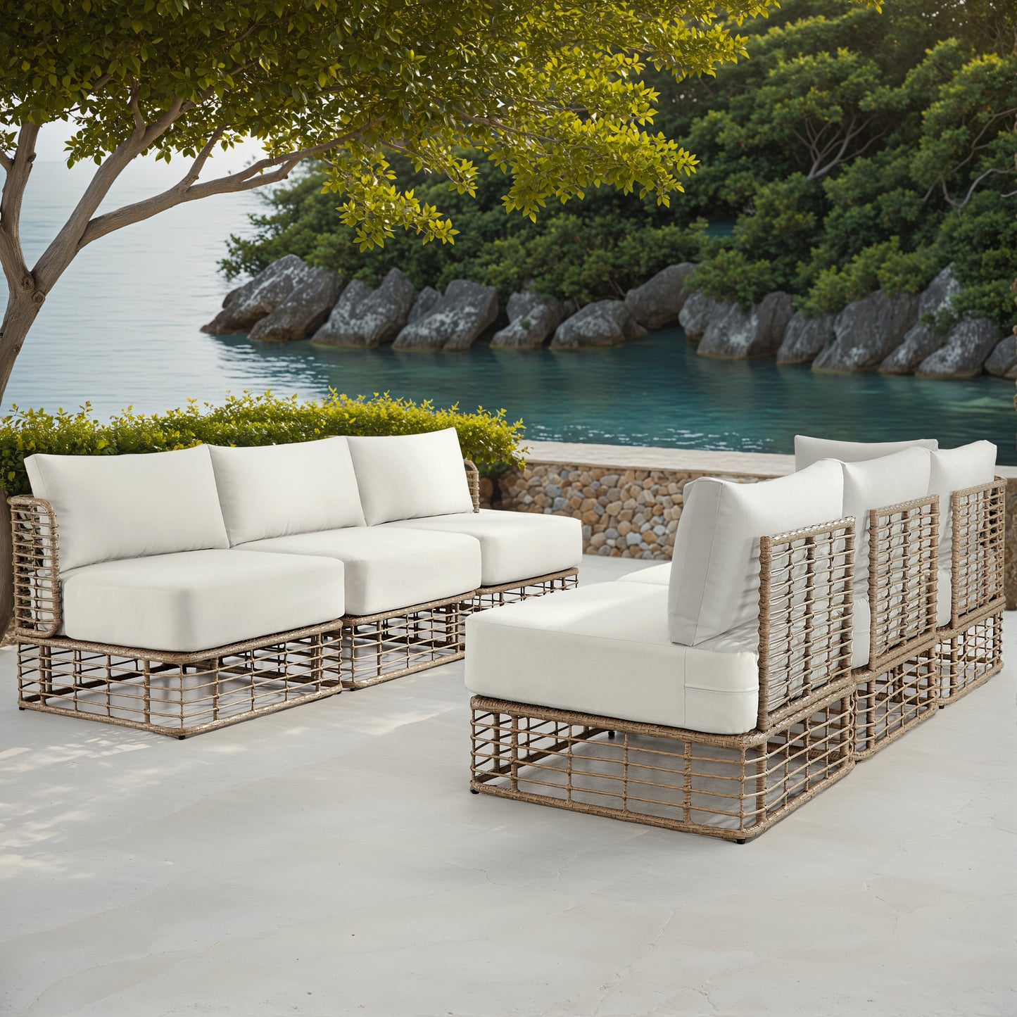 Ensemble de conversation 6-pièces Napoli