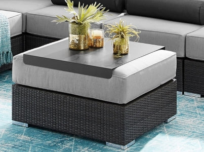 Niko Aluminum Serving Tray - Dark Grey (Charcoal)